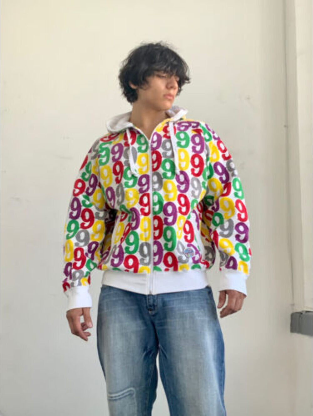 Men's Gino Green Global White | Multicolor All Over NWT
